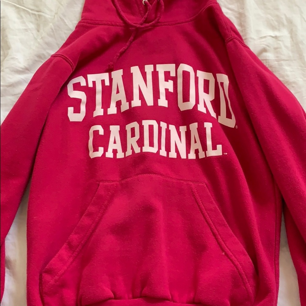 Stanford maroon pink hoodie